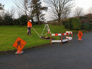 Laser Scanning Manhole with inverted Tripod