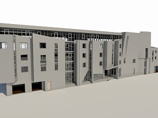 BIM Model - 163 Bedroom Hotel